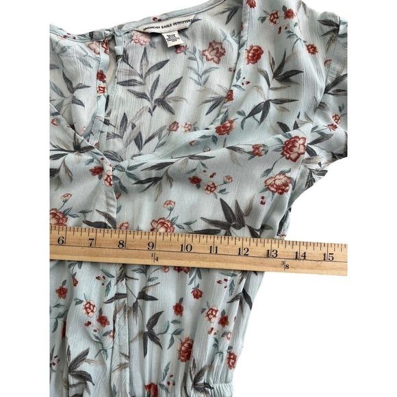 American Eagle Outfitters Floral Shorts Romper Maxi Dress, SiZE XS - Picture 10 of 15